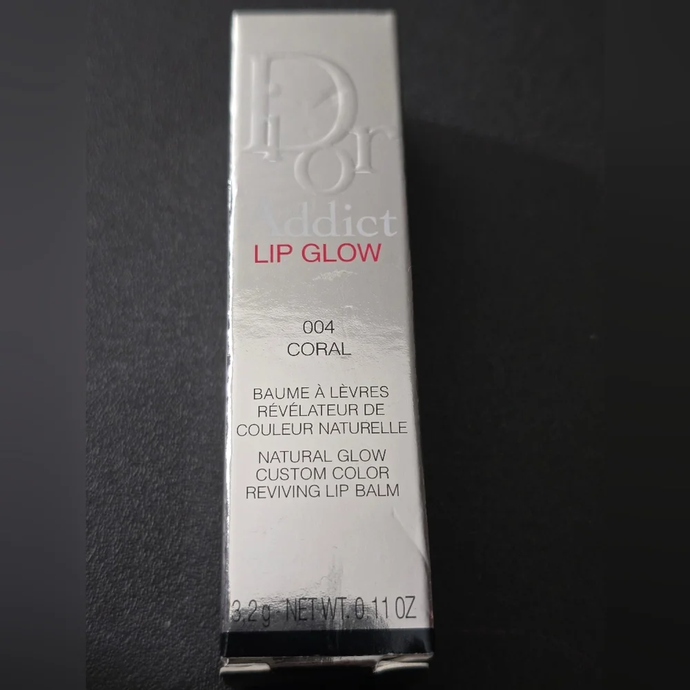 Dior Addict Lip Glow, Coral 004, NIB - Picture 3 of 4